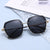 Damen Modische Sonnenbrille im trendigen Hexagon-Design Brehn
