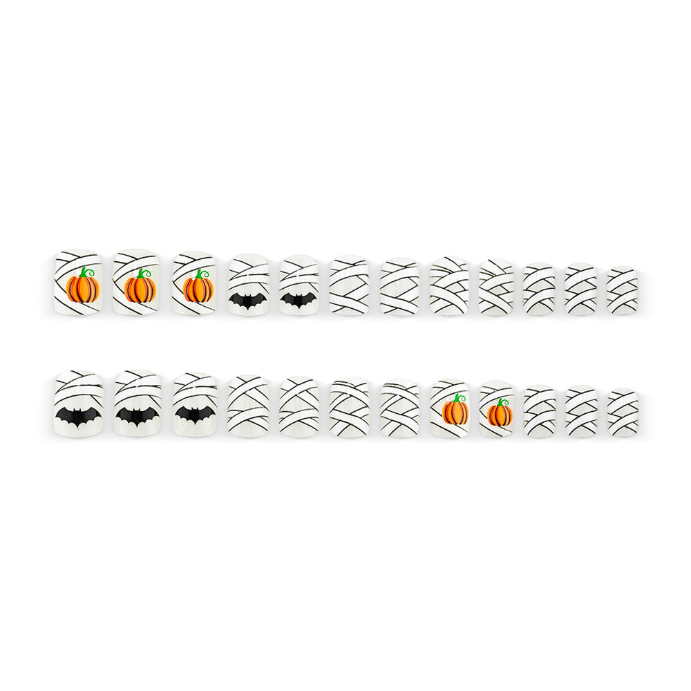 Halloween Kunstnägel mit Gruseligem Designs Brehn