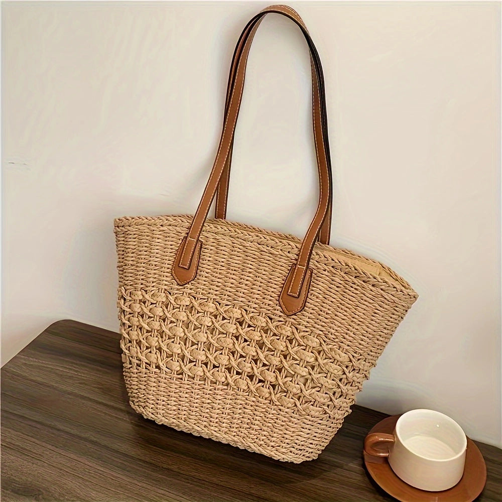 Elegante Geflochtene Tragetasche Brehn