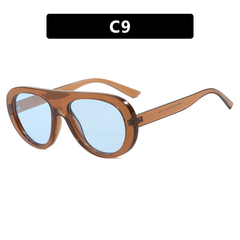 Damen stylische Sonnenbrille mit einzigartigem futuristischen Design Brehn