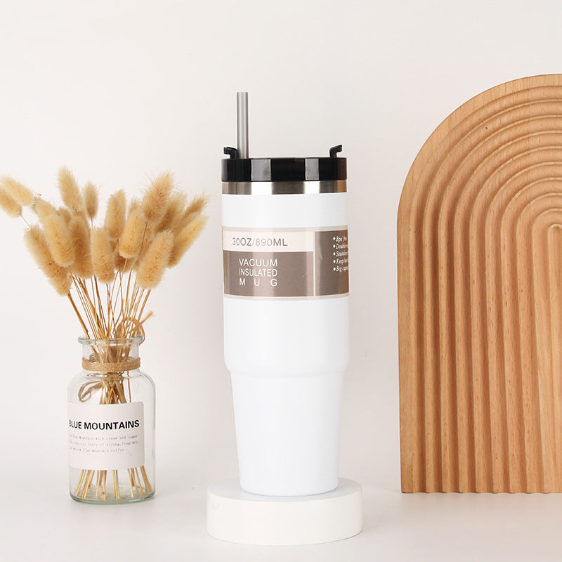 Unisex Isolierter Trinkbecher mit integriertem Strohhalm Brehn