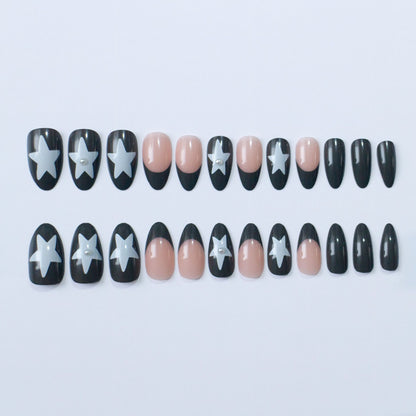 Elegantes Künstlerisches Stiletto-Nagelkunst-Design