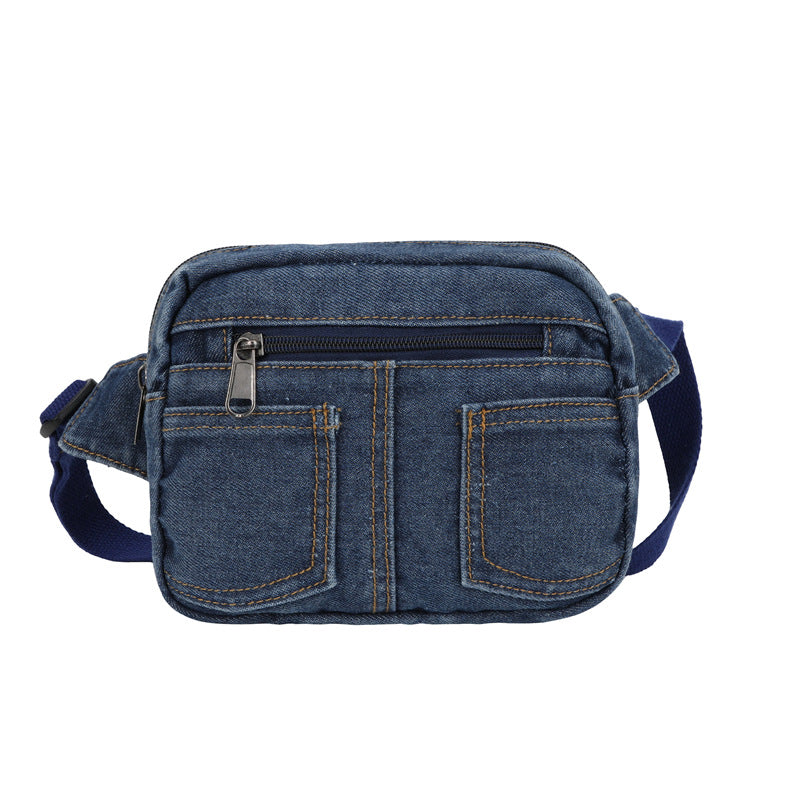 Komfortable Denim Umhängetasche Brehn