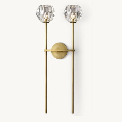 Elegante Kristall Wandleuchte
