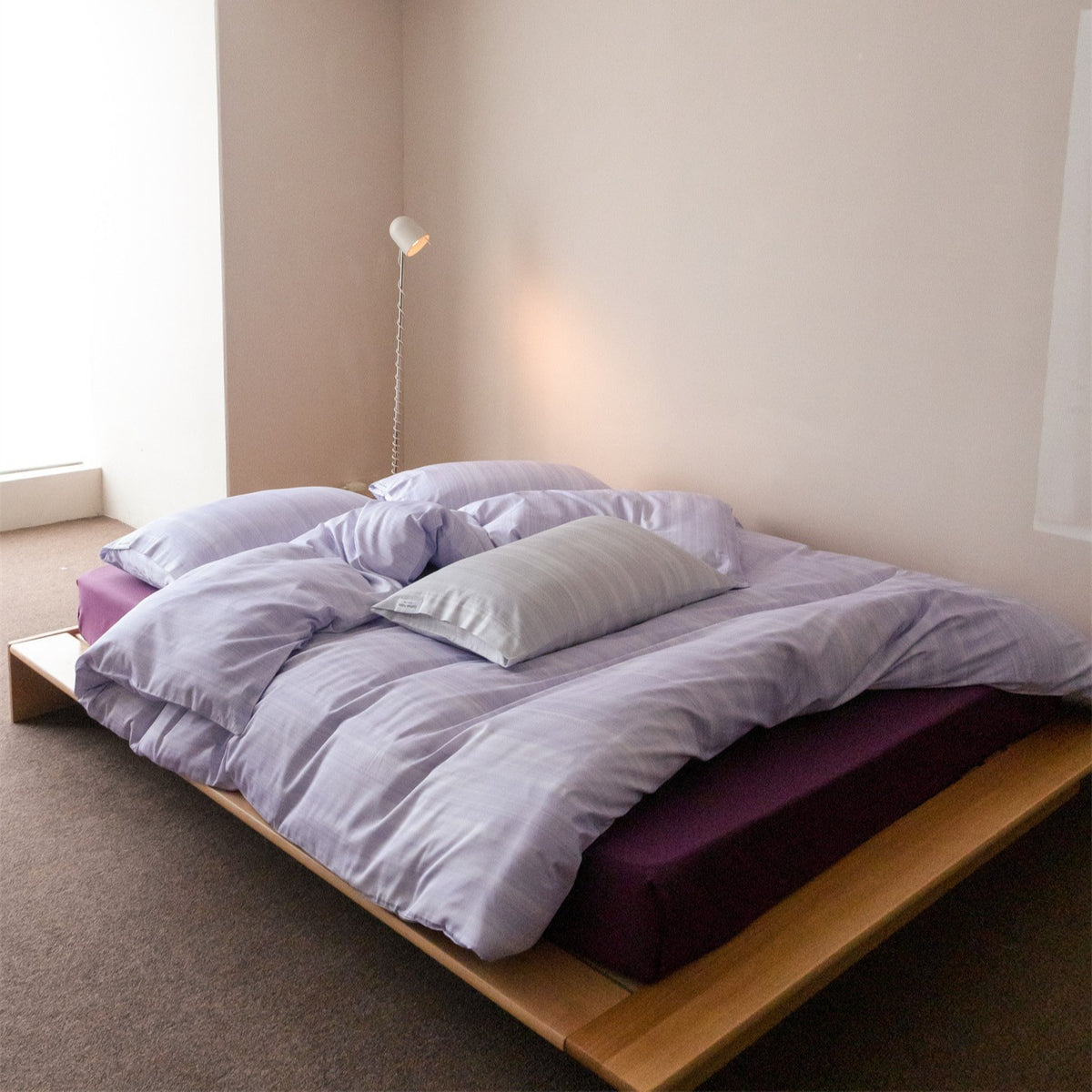 Luxus Baumwollsatin Bettwäsche Set mit Kissenbezügen