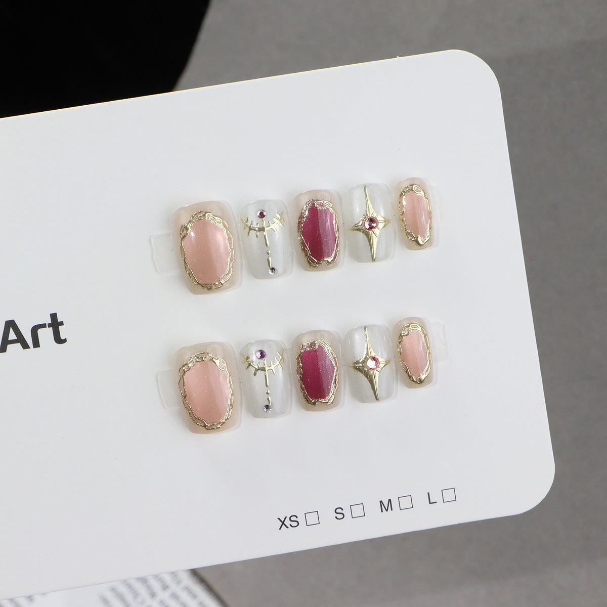 Luxus Press-On Nagelkunst Brehn