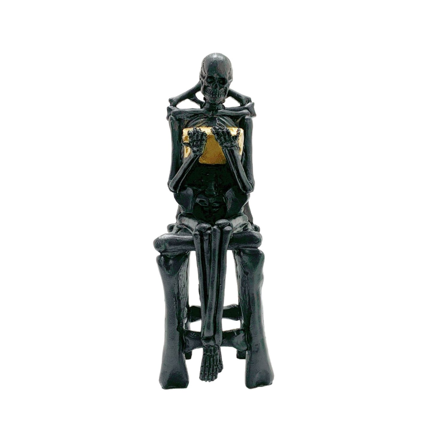 Künstlerische Skelettfigur Brehn