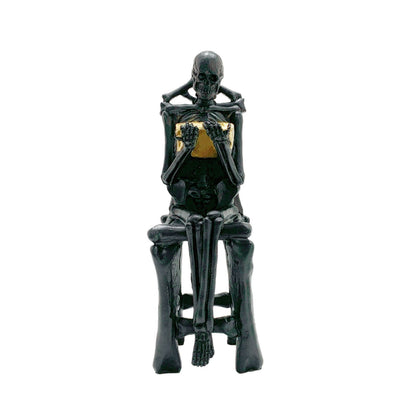 Künstlerische Skelettfigur Brehn