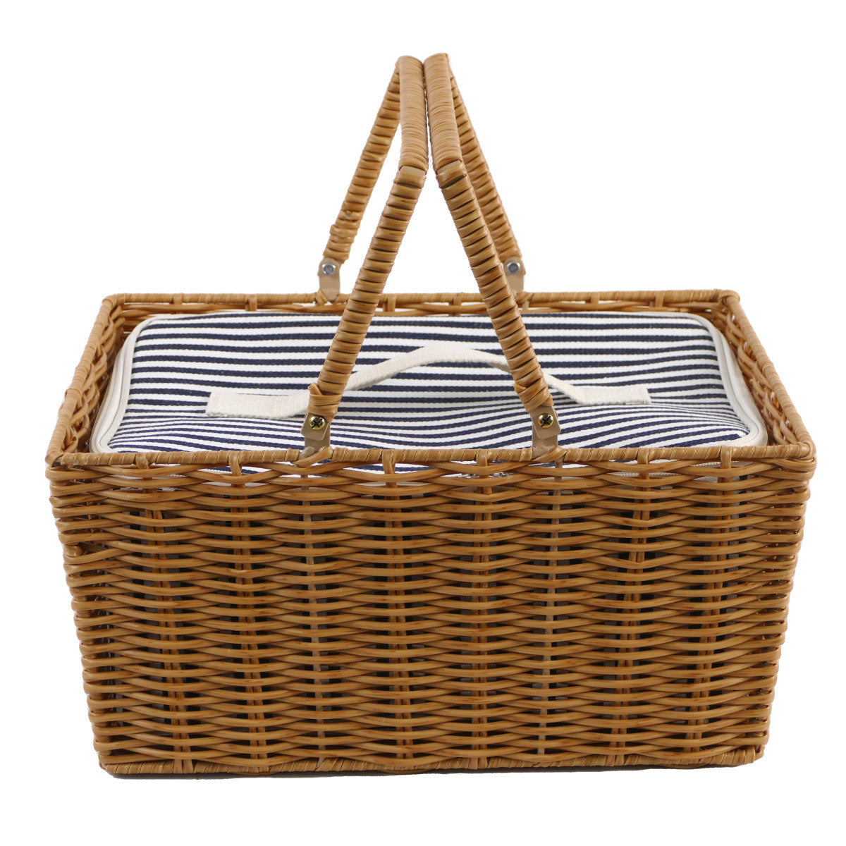 Damen Picknickkorb mit isolierter Innentasche und strapazierfähigem Futter Brehn