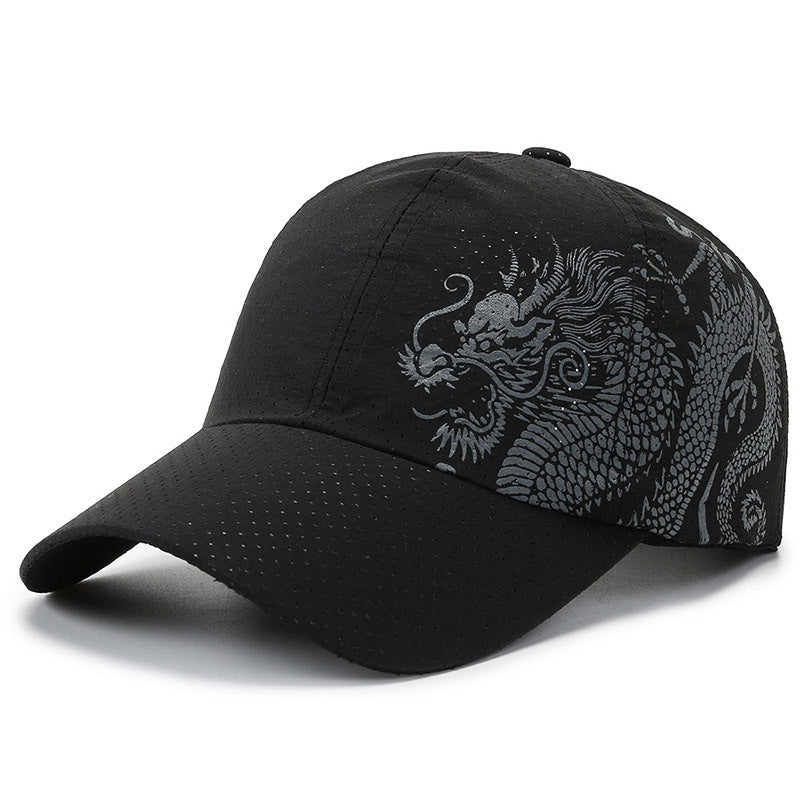 Herren Sportliche Cap mit Drachenmuster Brehn