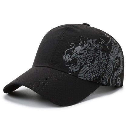 Herren Sportliche Cap mit Drachenmuster Brehn