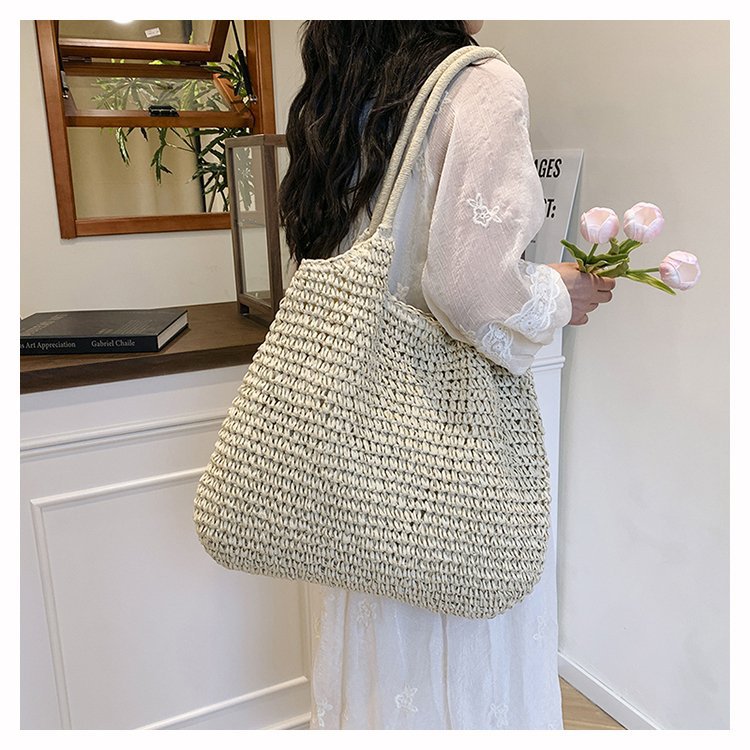 Handtasche Aus Natürlichem Geflecht Brehn