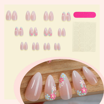 Floral Decorative Press-On Nail Set Brehn 1788496020