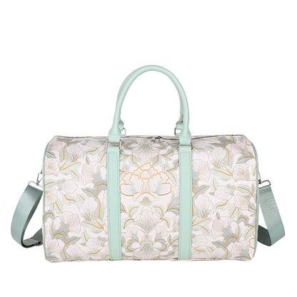 Elegante Blumenmuster Reise Duffle Bag Brehn