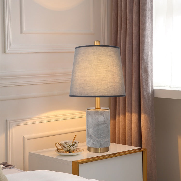 Elegante Marmor Akzent Tischlampe