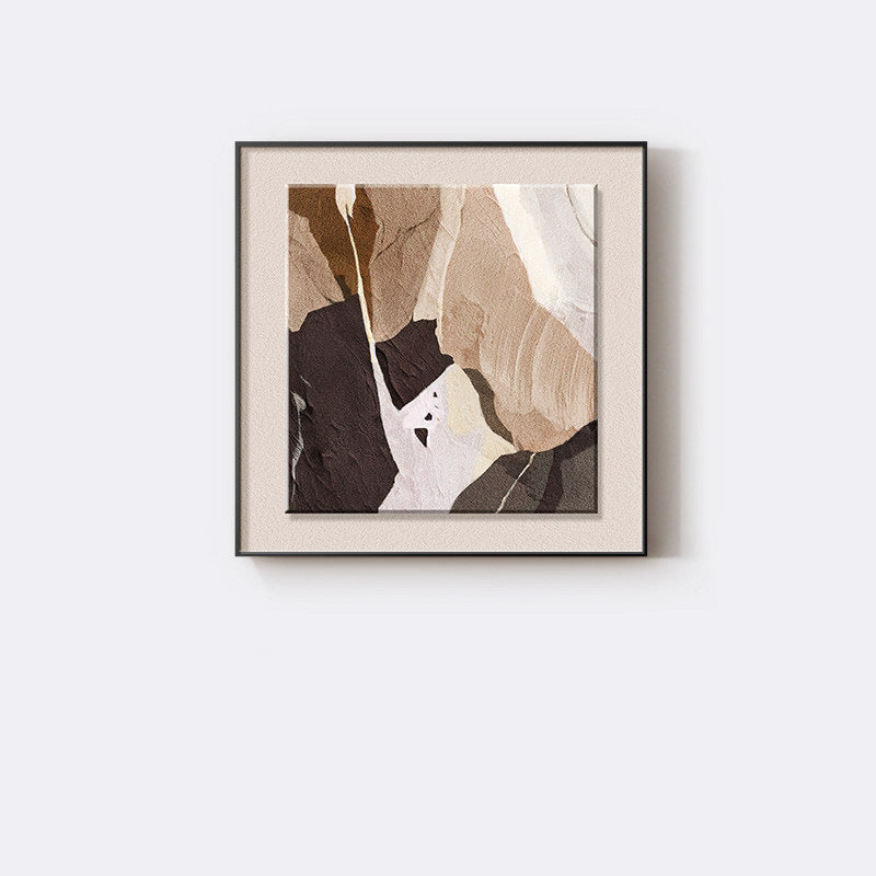 Abstrakte textile Wandkunst