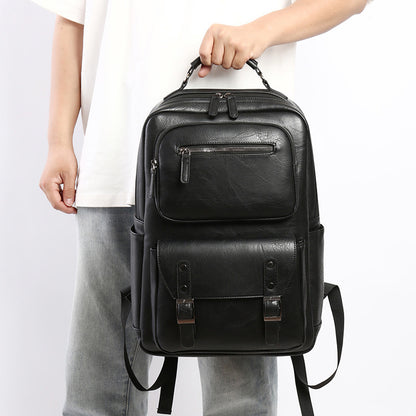 Stylischer Mehrzweck-Leder-Rucksack Brehn