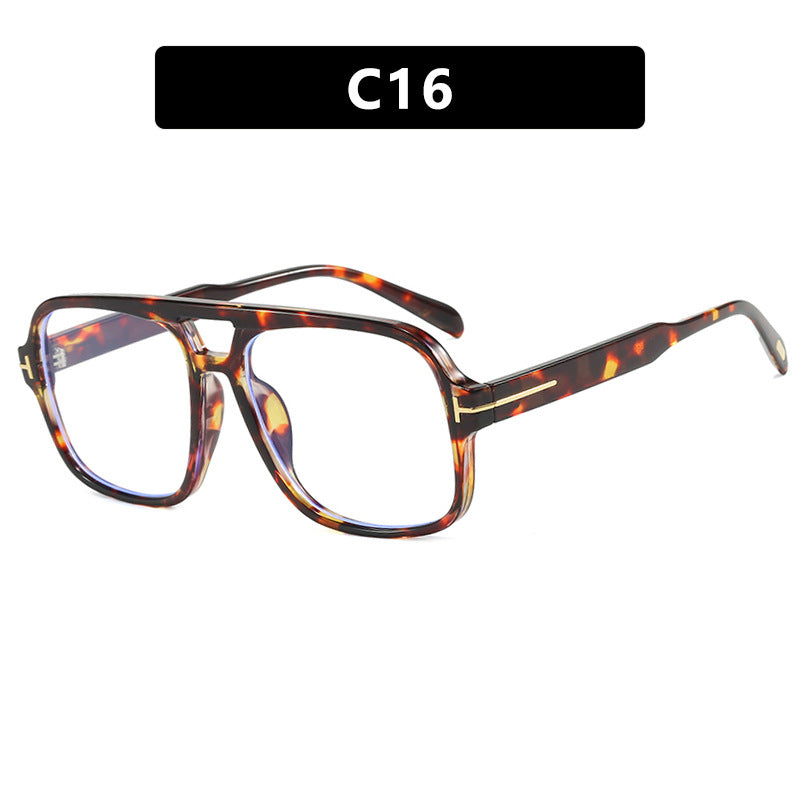 Damen trendige Sonnenbrille mit quadratischem Rahmen und polarisierenden gelben Gläsern Brehn