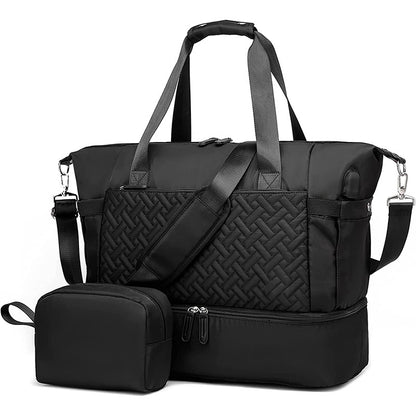 Multikomponenten-Reise-Dufflebag mit USB-Ladeanschluss Brehn