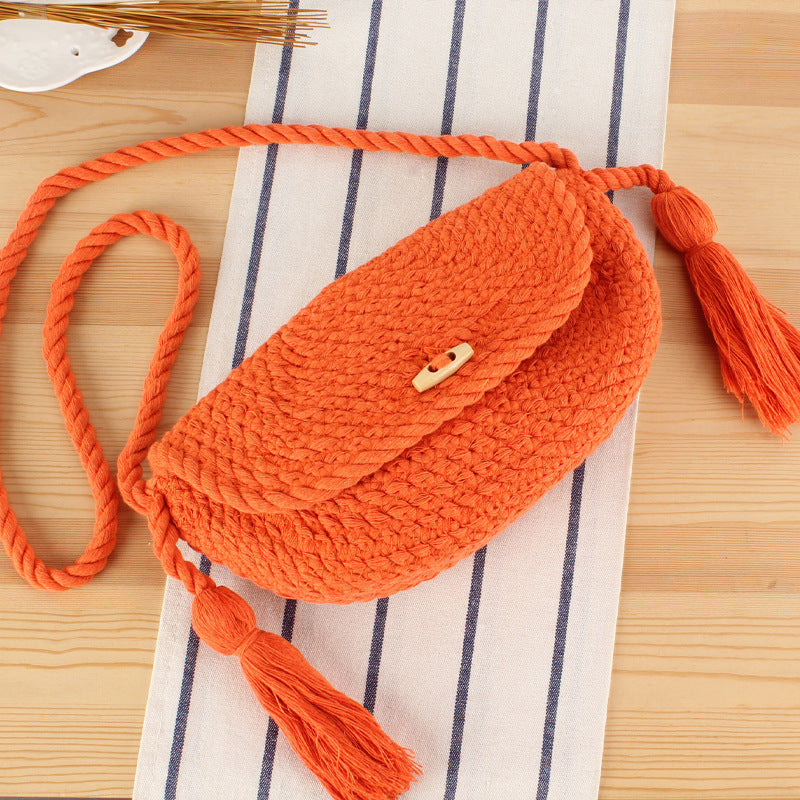 Handtasche mit Stilvollen Quasten Brehn