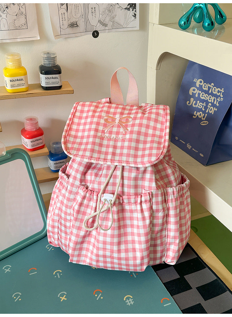 Trendy Kordelzug Freizeit Rucksack Brehn