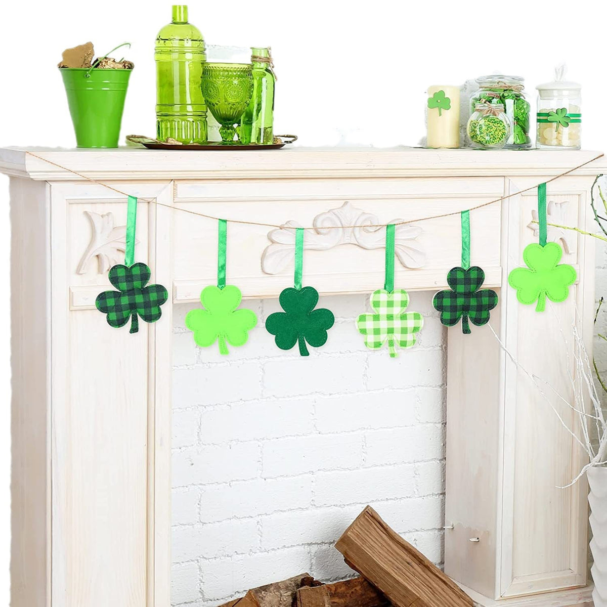 Festliche Shamrock-Ornamente Brehn