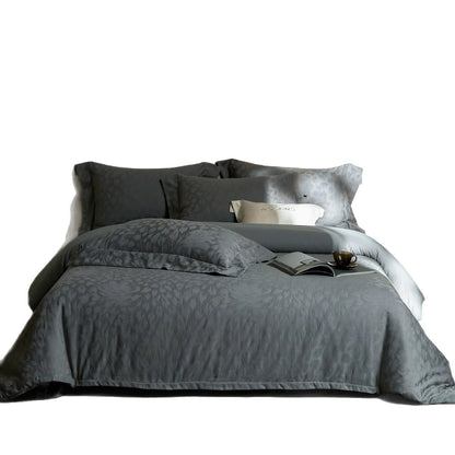 Luxus Jacquard Satin Bettwäsche Set