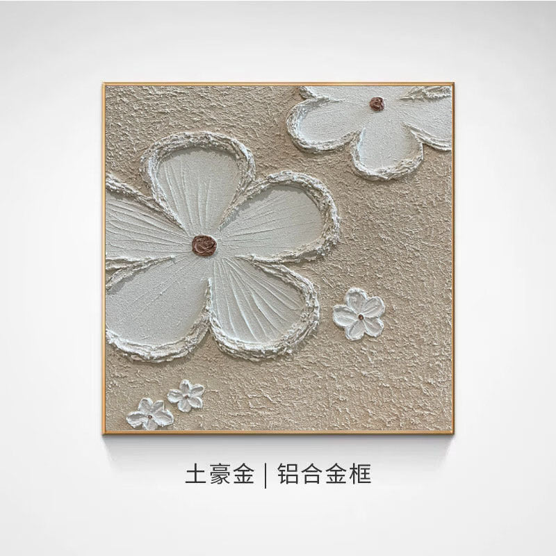 Florales Texturiertes Kunstwerk