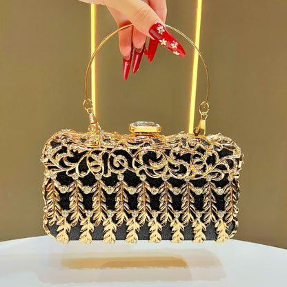 Verschnörkelte Vintage Abend-Clutch
