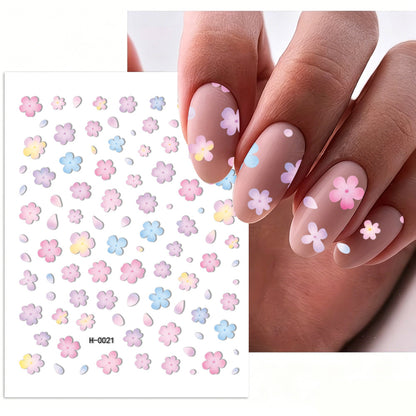 Kreative Nagelkunst Aufkleber