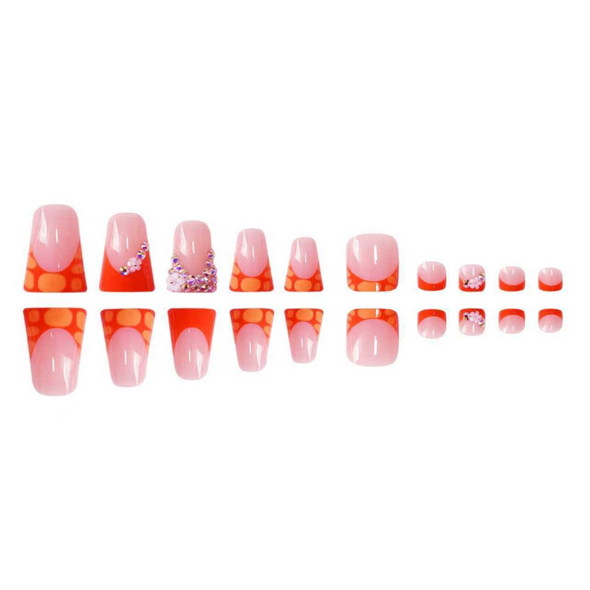 Luxe dekorative Press-On-Nagelverlängerungen Brehn