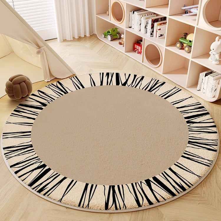Abstract Circular Area Rug Brehn