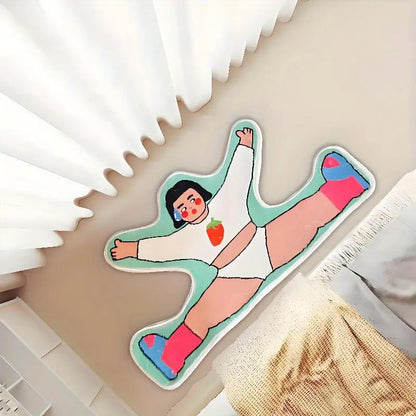 Alien Skateboard-Themen Bereich Teppich