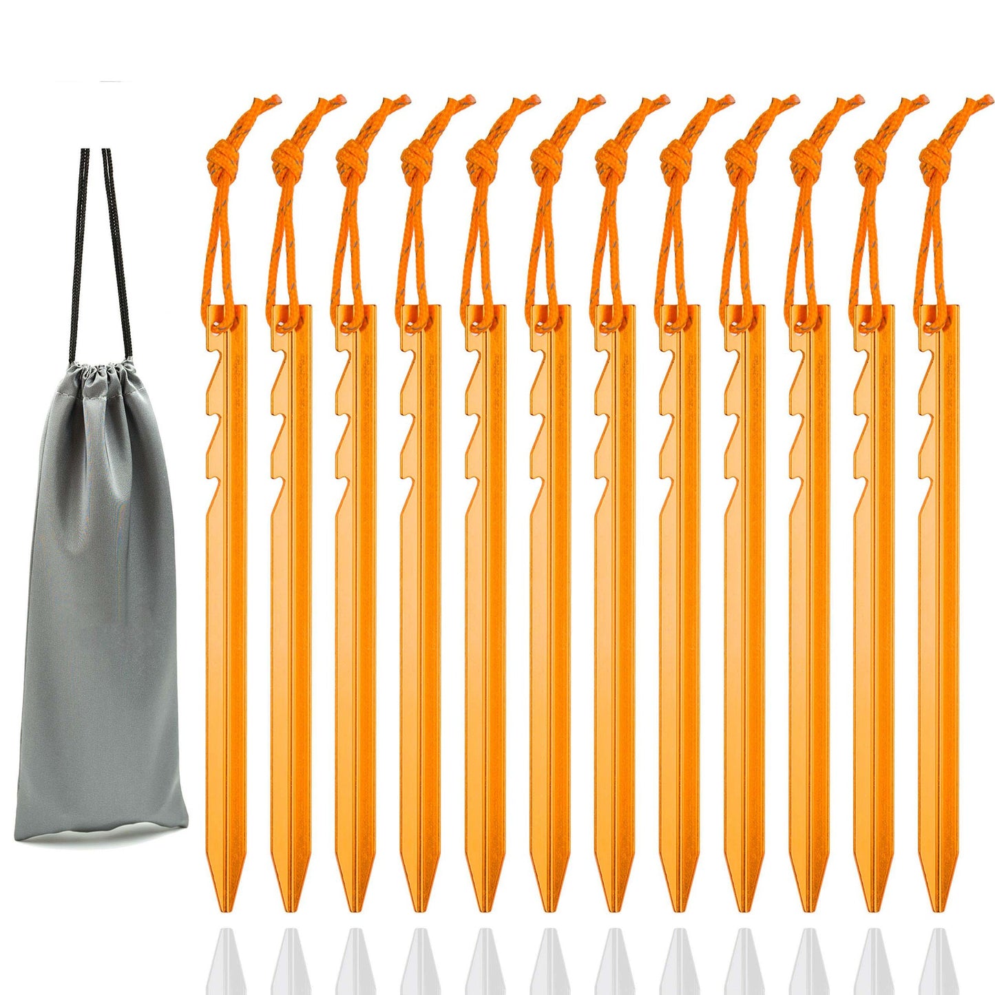 Unisex Aluminium Zeltspitzen Set Brehn