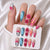 Künstlerisches Floral Nail Art Set Brehn