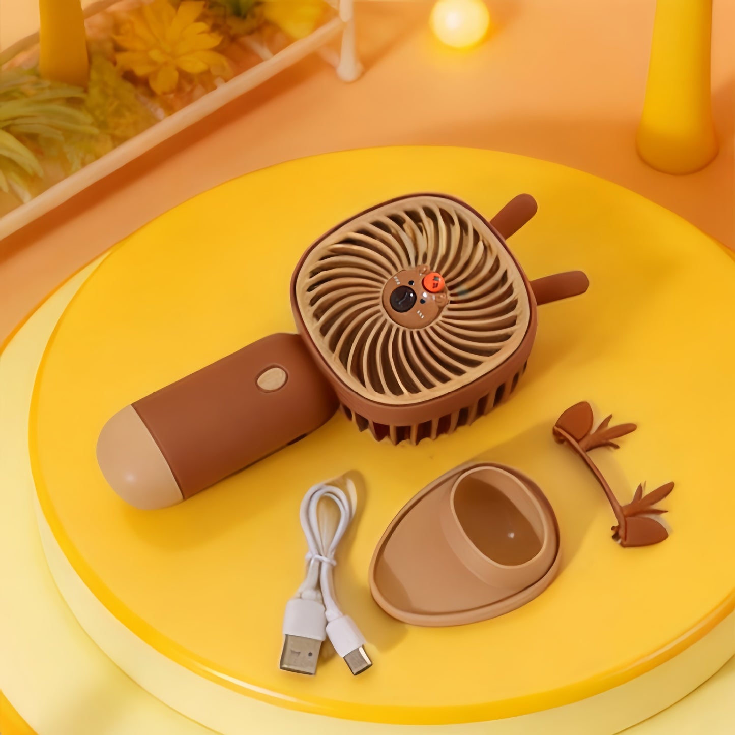 Damen Tragbarer Mini-Ventilator mit niedlichem Design Brehn