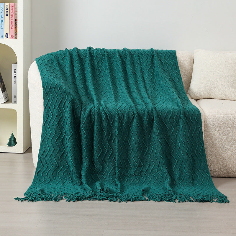 Damen Stilvolle und weiche Wurfdecke Brehn