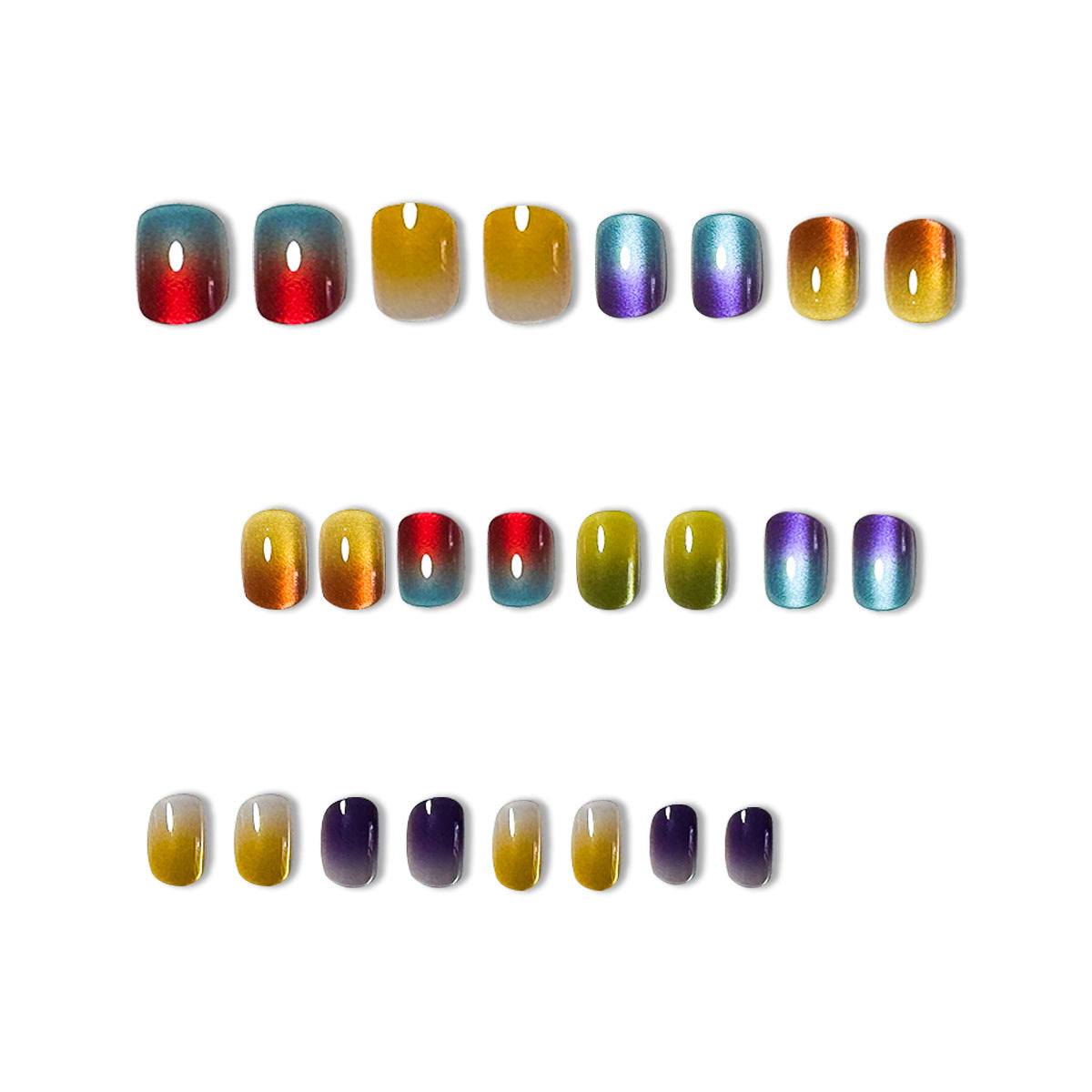 Iridescente Nagelkunstverlängerungen Brehn