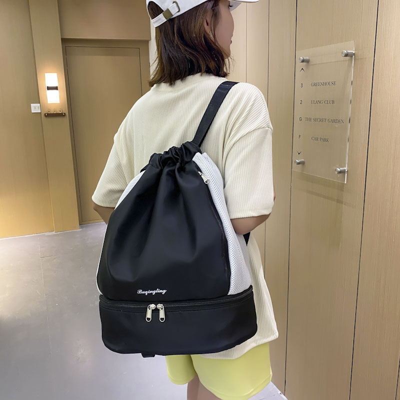 Mesh Drawstring Sport Rucksack
