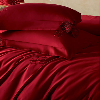 Premium-Baumwollsatin-Bettwäsche-Set