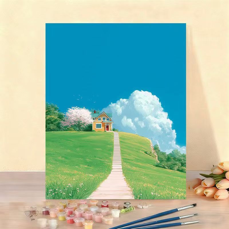 DIY Landschaft Painting nach Zahlen Kunstkit Brehn