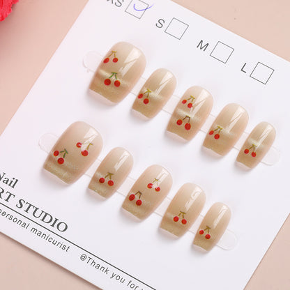 Kirschblüten Press-On Nagelset Brehn
