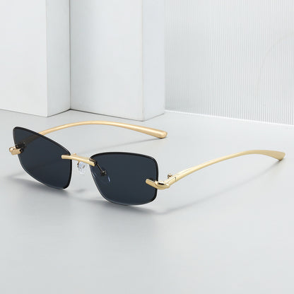 Luxuriöse Sonnenbrille mit weitem Rand Brehn
