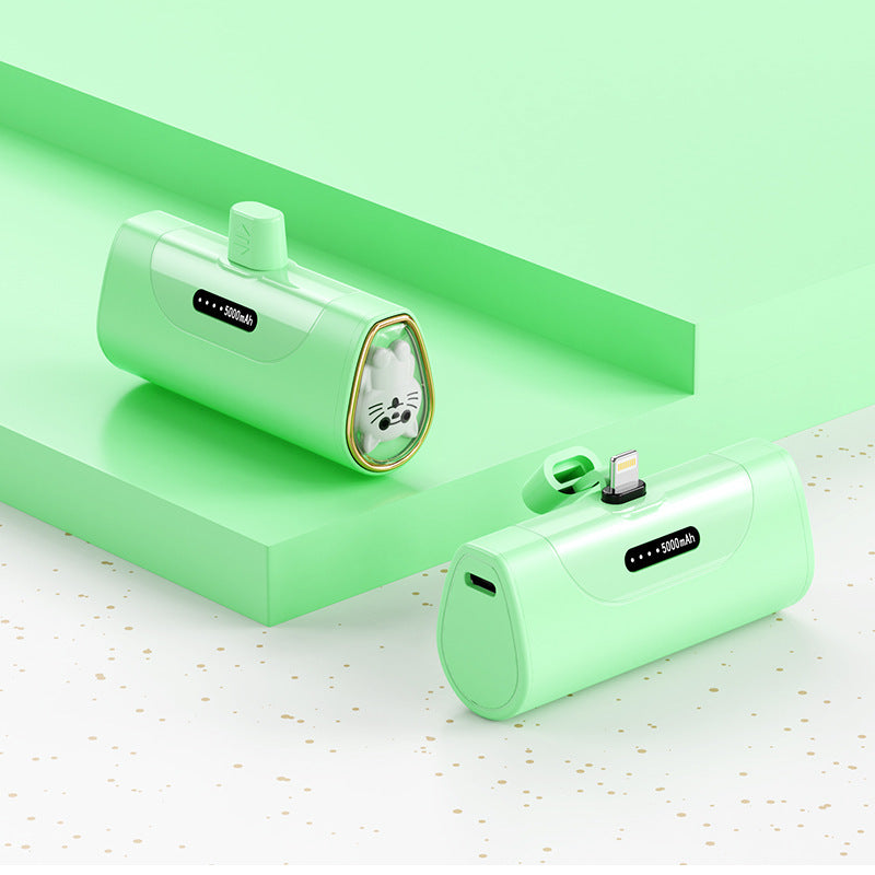 Lustige Powerbank mit integrierter Tierfigur Brehn