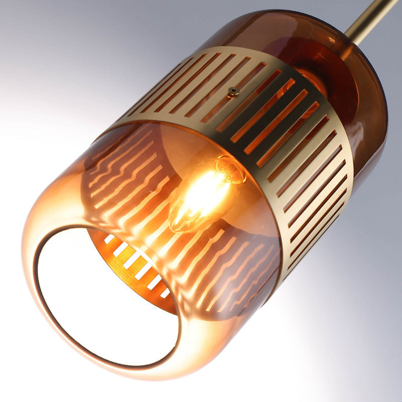 Stylische Glas Pendelleuchte