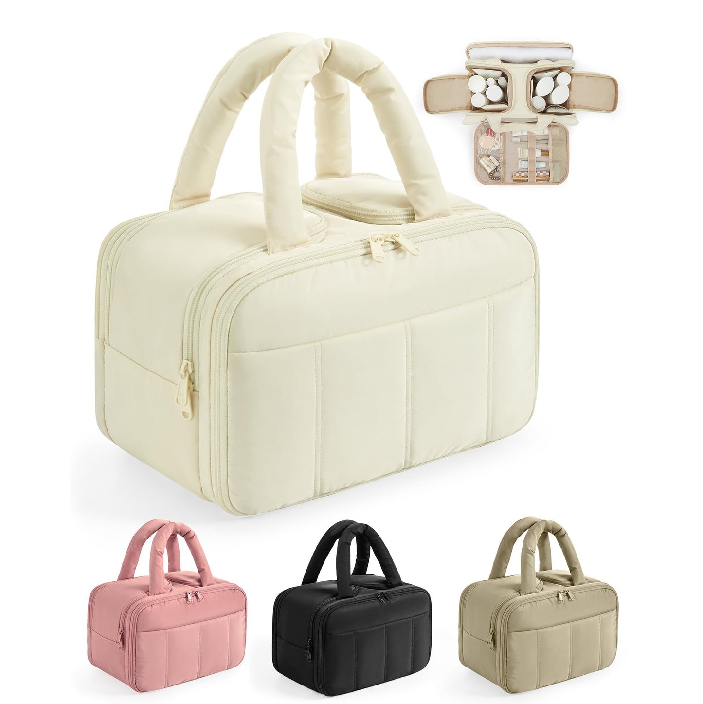 Kosmetiktasche mit Organisierten Fächern Brehn
