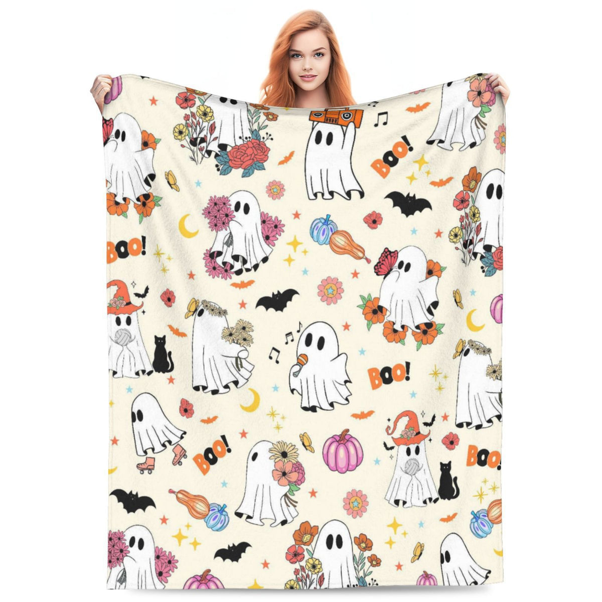 Halloween-Themen Gemütliche Fleece-Decke