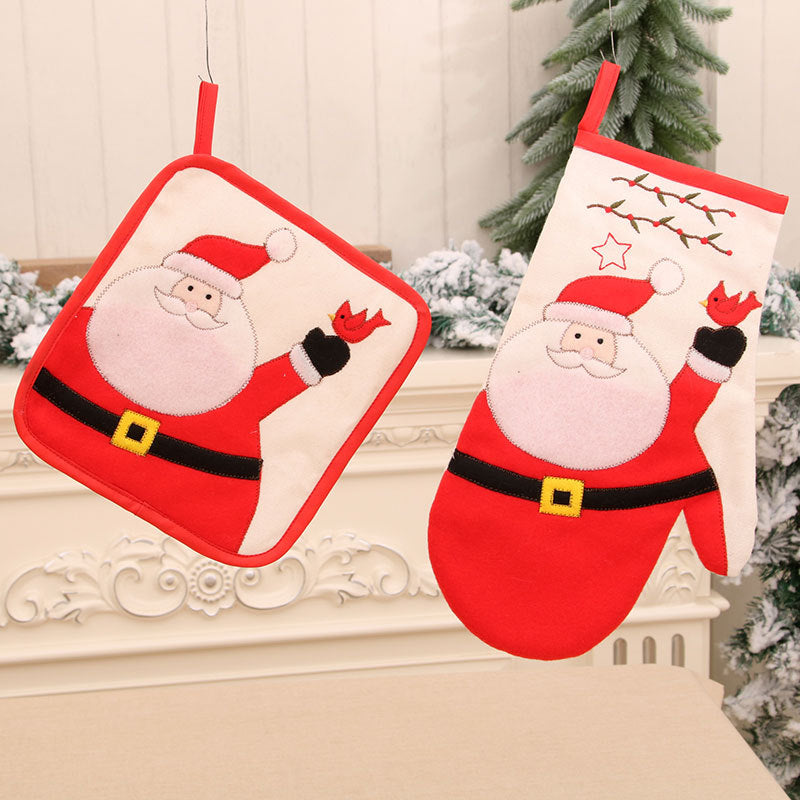 Santa-Themen Ofenhandschuhe Brehn