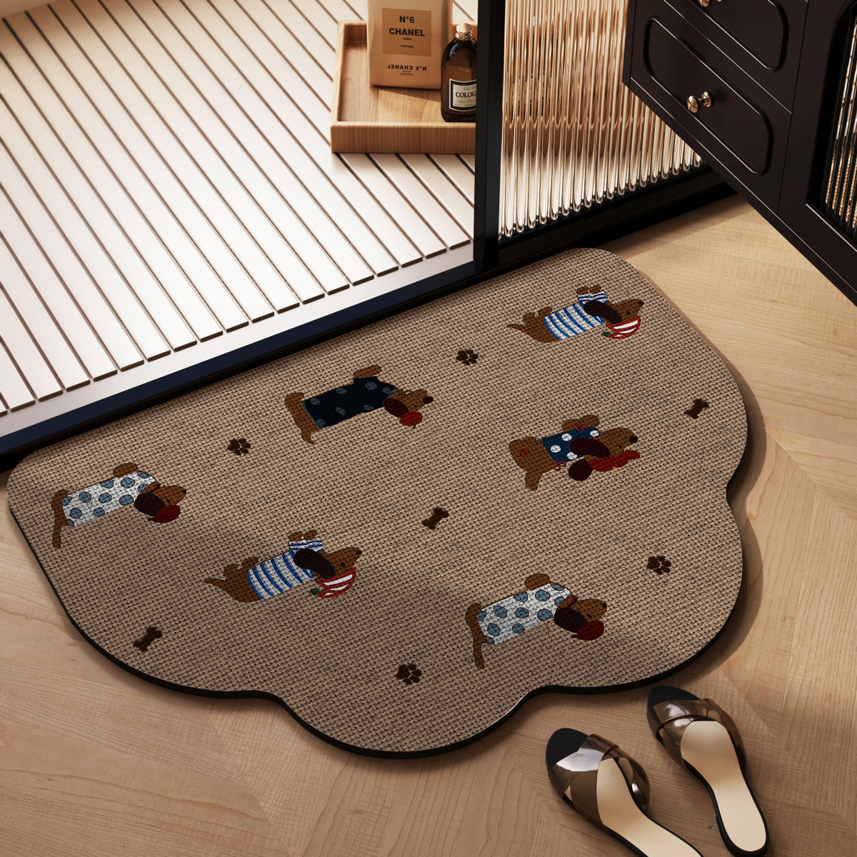 Stylische Badezimmermatte für moderne Innenräume