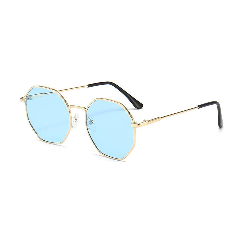 Damen Geometrische Sonnenbrille mit hochwertigen UV-Schutzgläsern Brehn